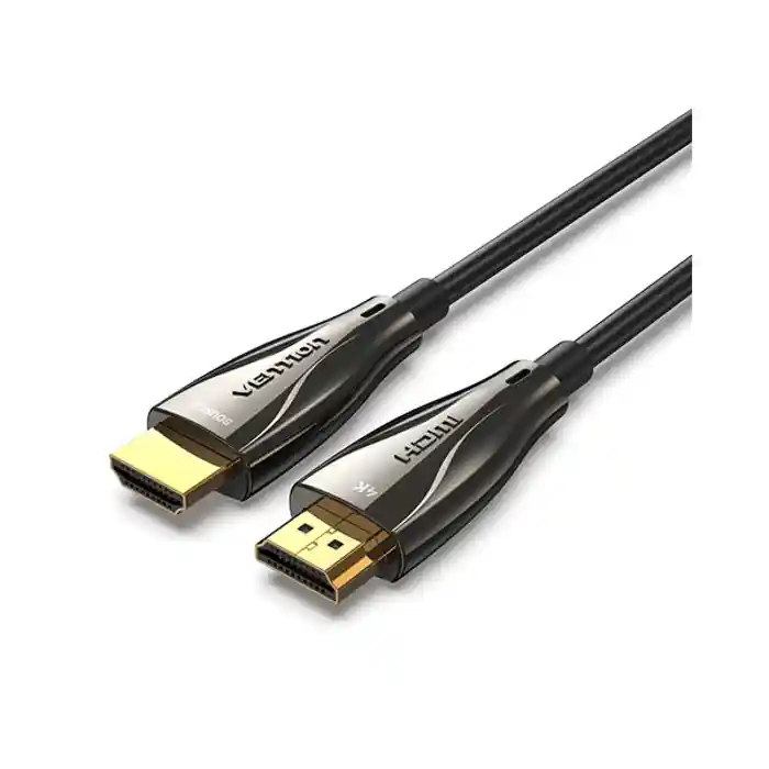 VENTION ALABT Optical HDMI Male to Male HD Cable 30M Black Zinc Alloy Type (4K)